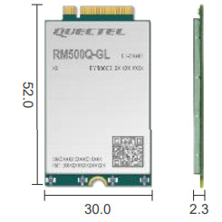 Moduł modemu komórkowego IoT 5G 2,5 Gb/s RM500Q-GL Praktyczny B46 LAA