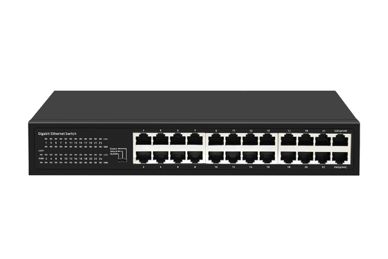 48Gbps Inteligentny przemysłowy przełącznik Ethernet Praktyczny 24 port RTL8382L