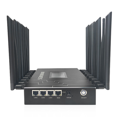 Kontrola przepustowości Router wiążący 5G Multi Link Aggeration Router z 4 gniazdami kart SIM